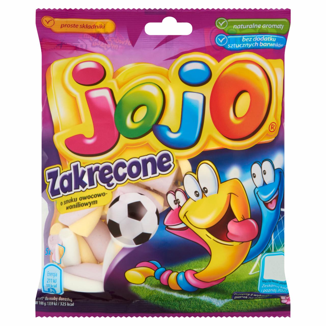 Zdjęcia - Jojo Zakręcone Pianki o smaku owocowo-waniliowym 90 g