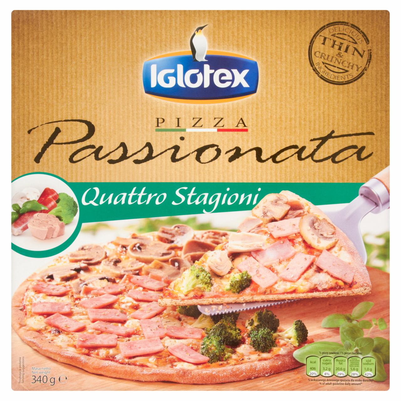 Zdjęcia - Iglotex Passionata Pizza Quattro Stagioni 340 g