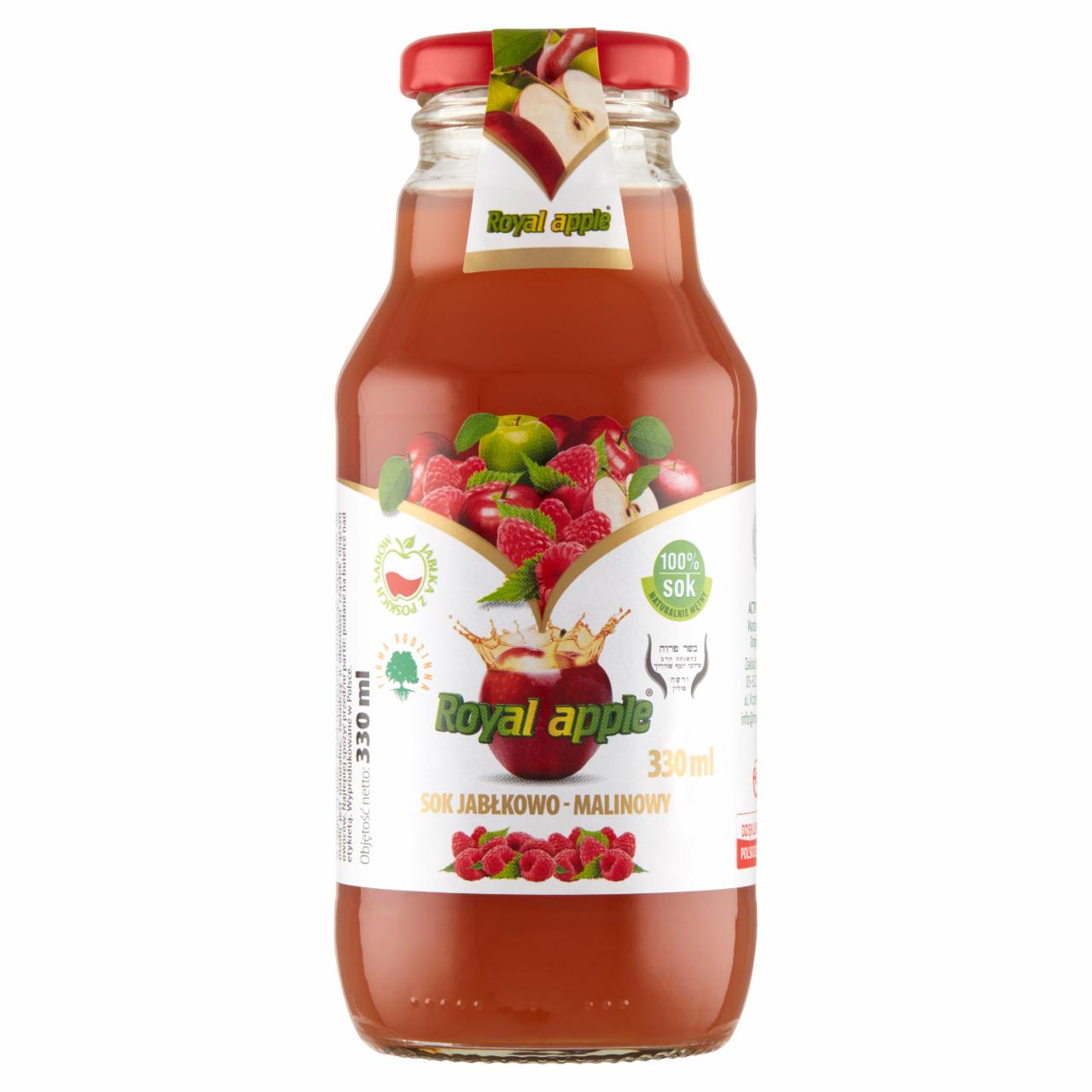 Zdjęcia - Royal apple Sok jabłkowo-malinowy 330 ml