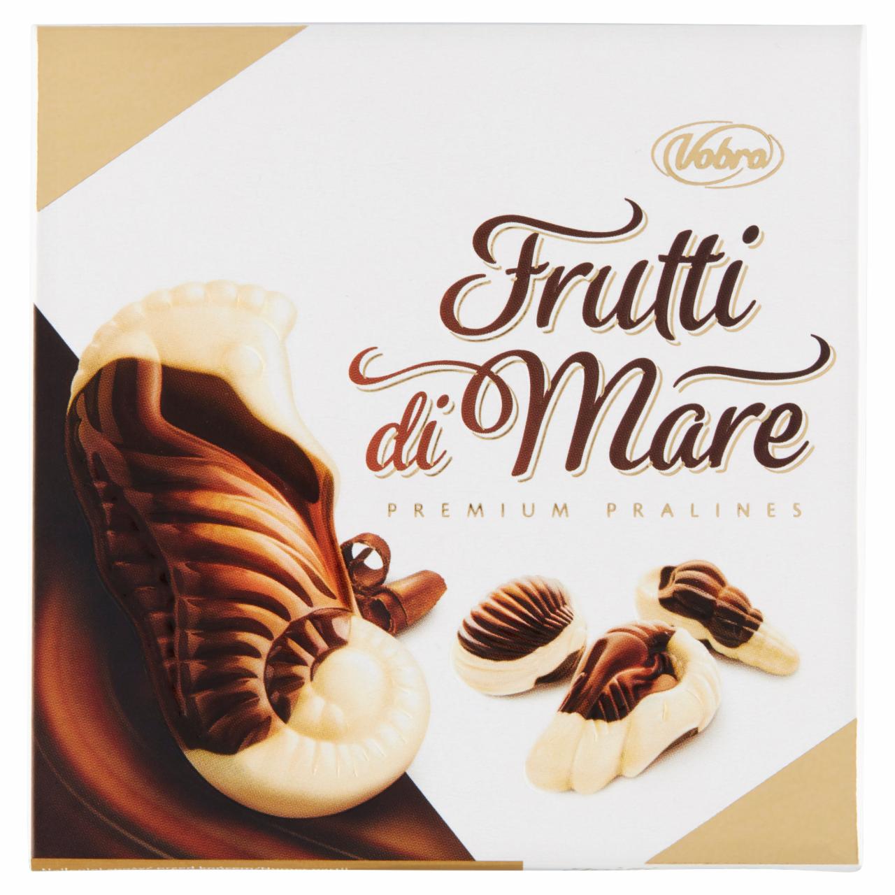 Zdjęcia - Vobro Frutti di Mare Praliny z kremem karmelowym orzechowym mlecznym i kakaowym 45 g