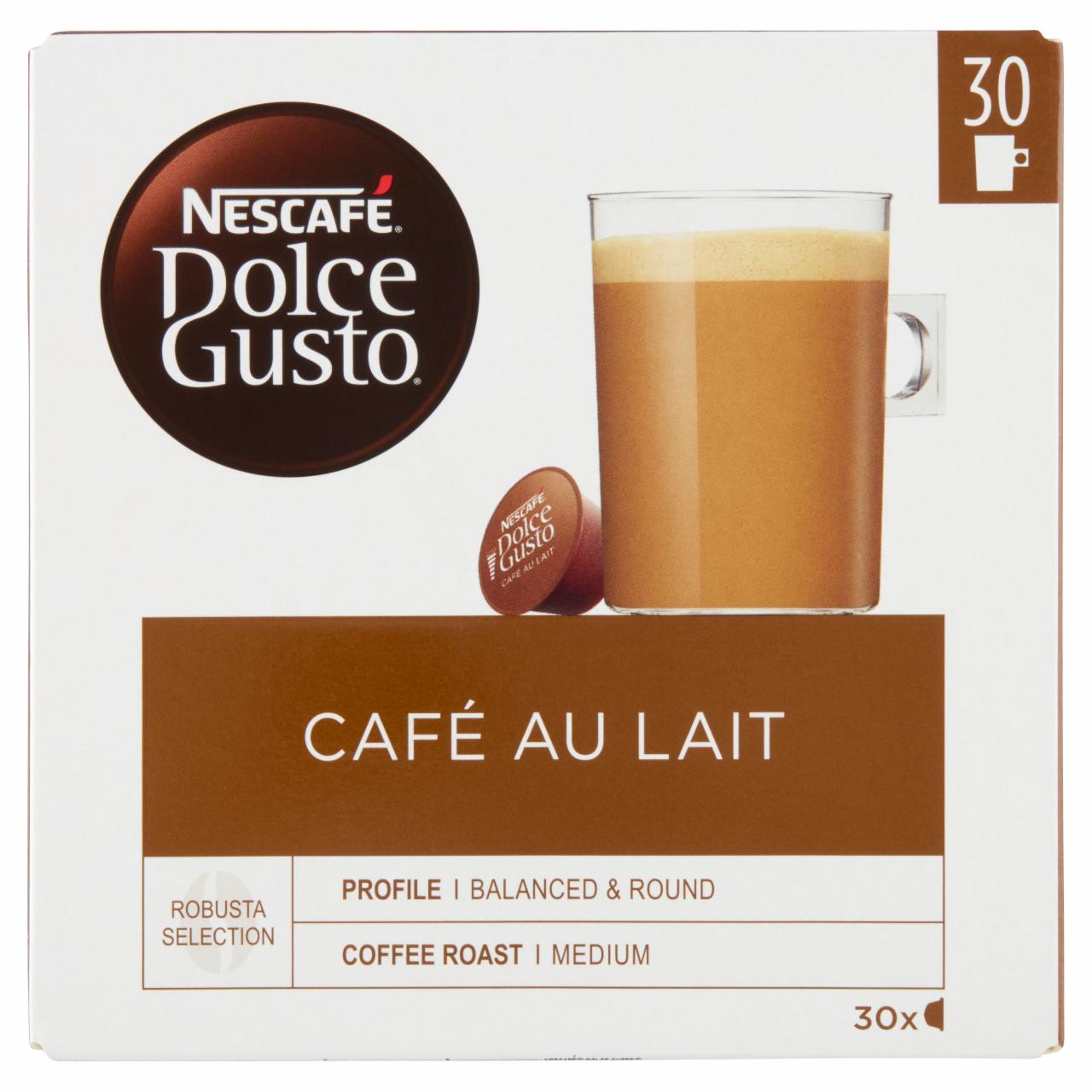 Zdjęcia - Nescafé Dolce Gusto Café au Lait Kawa w kapsułkach 300 g (30 x 10 g)