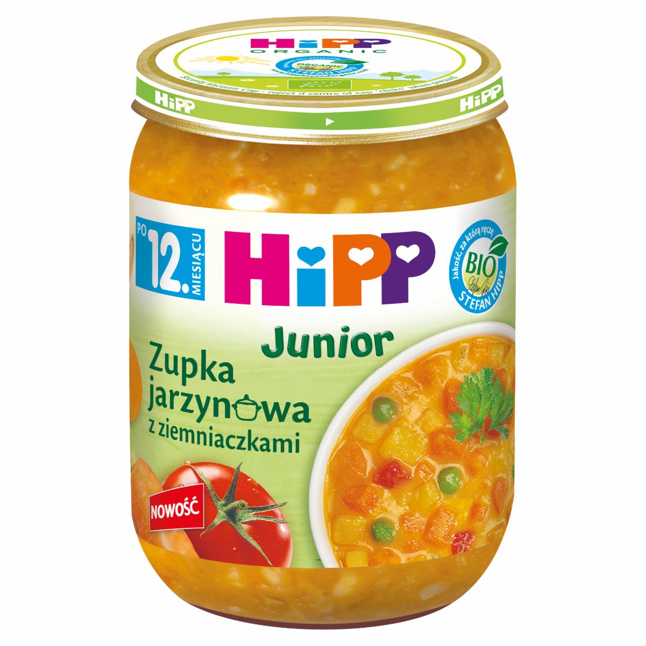 Zdjęcia - HiPP BIO Junior Zupka jarzynowa z ziemniaczkami po 12. miesiącu 250 g