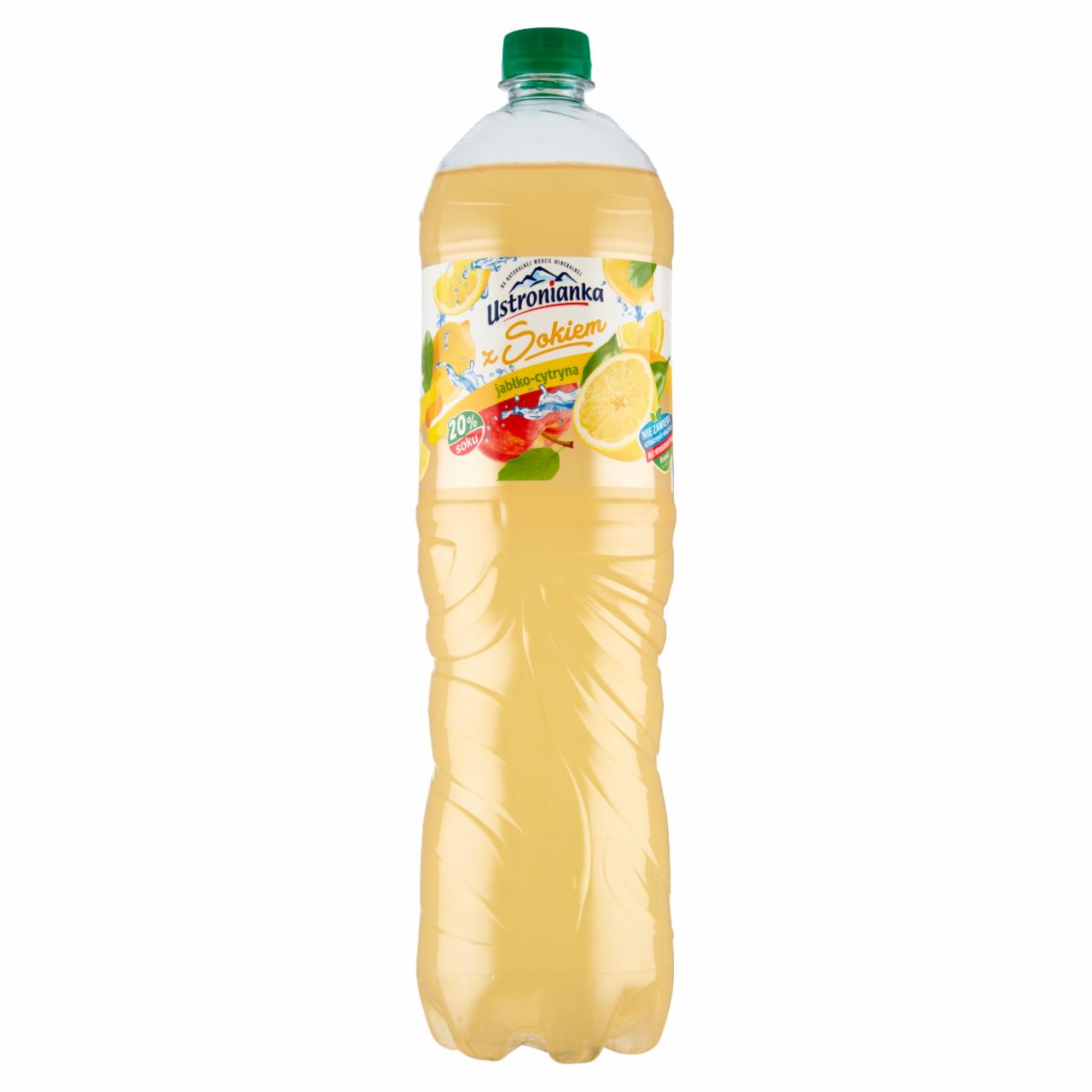 Zdjęcia - Ustronianka z Sokiem Napój niegazowany jabłko-cytryna 1,5 l