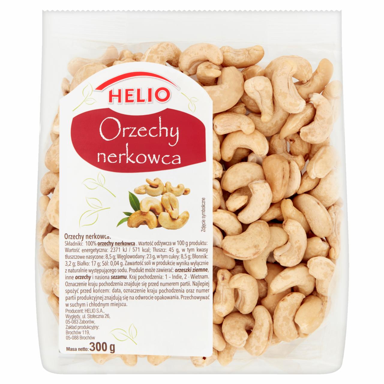 Zdjęcia - Helio Orzechy nerkowca 300 g