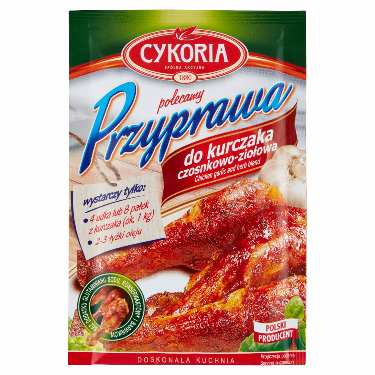 Zdjęcia - Cykoria Przyprawa do kurczaka czosnkowo-ziołowa 35 g