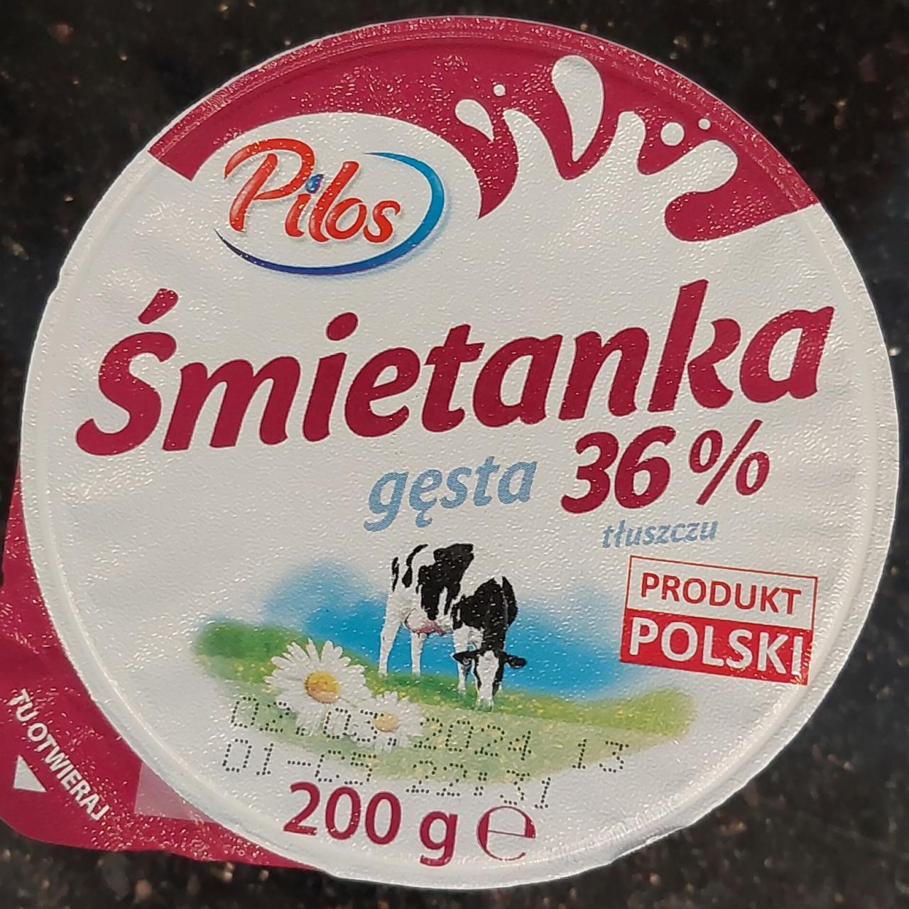 Zdjęcia - Śmietanka 36% gęsta Pilos