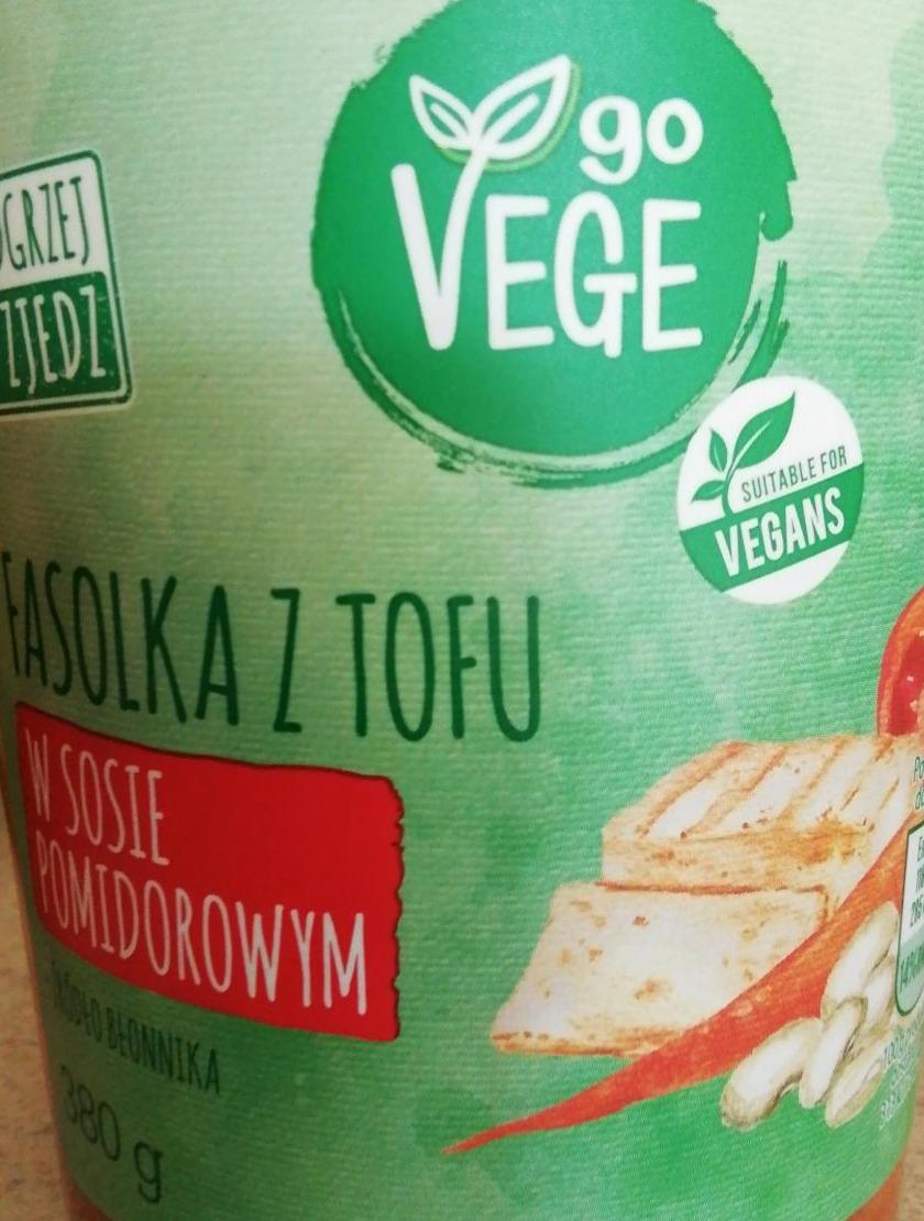 Zdjęcia - Fasolka z tofu w sosie pomidorowym GoVege