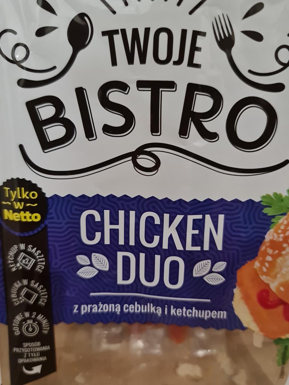 Zdjęcia - Twoje bistro chicken duo z prażoną cebulką i ketchupem