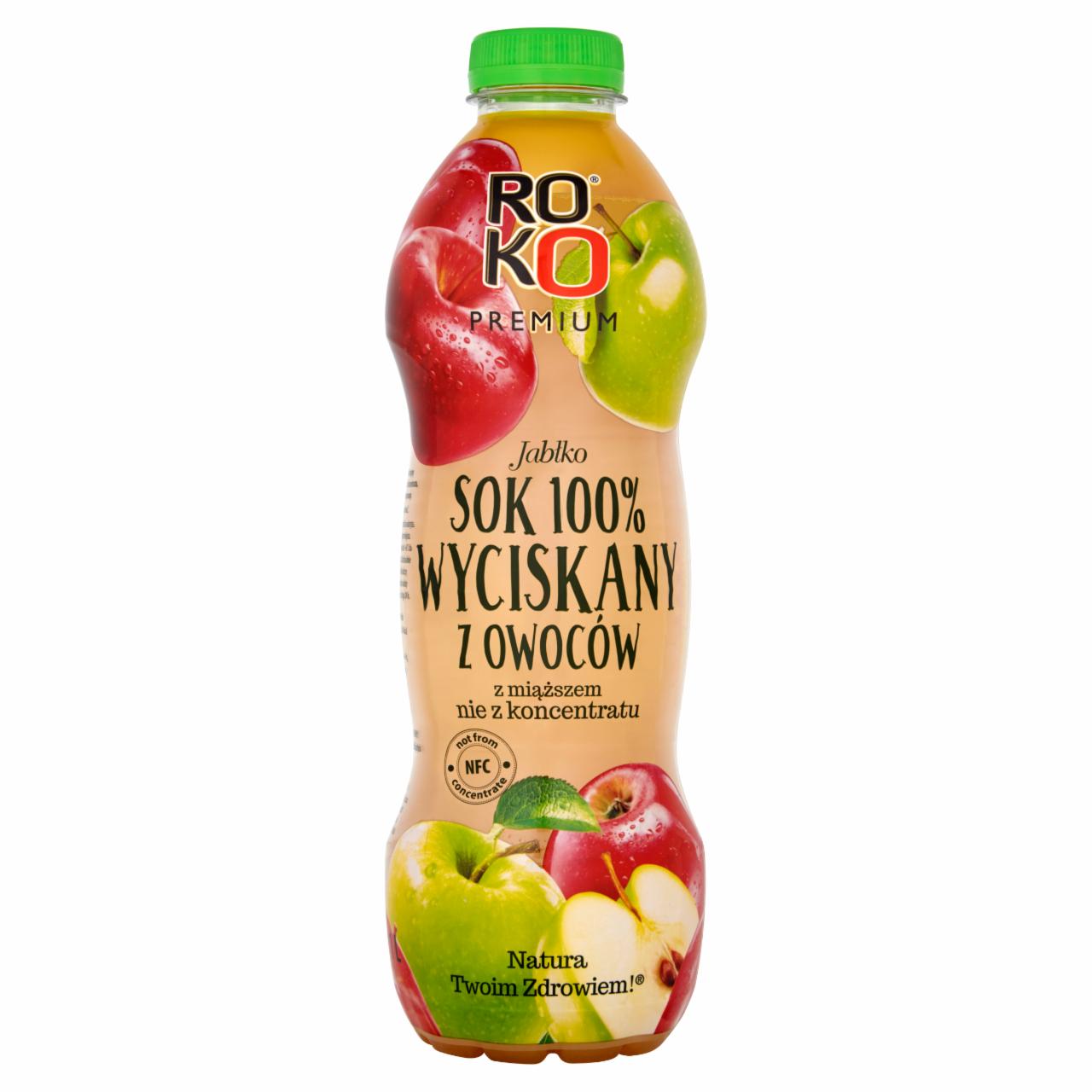 Zdjęcia - ROKO Premium Jabłko Sok 100% wyciskany z owoców 1 l