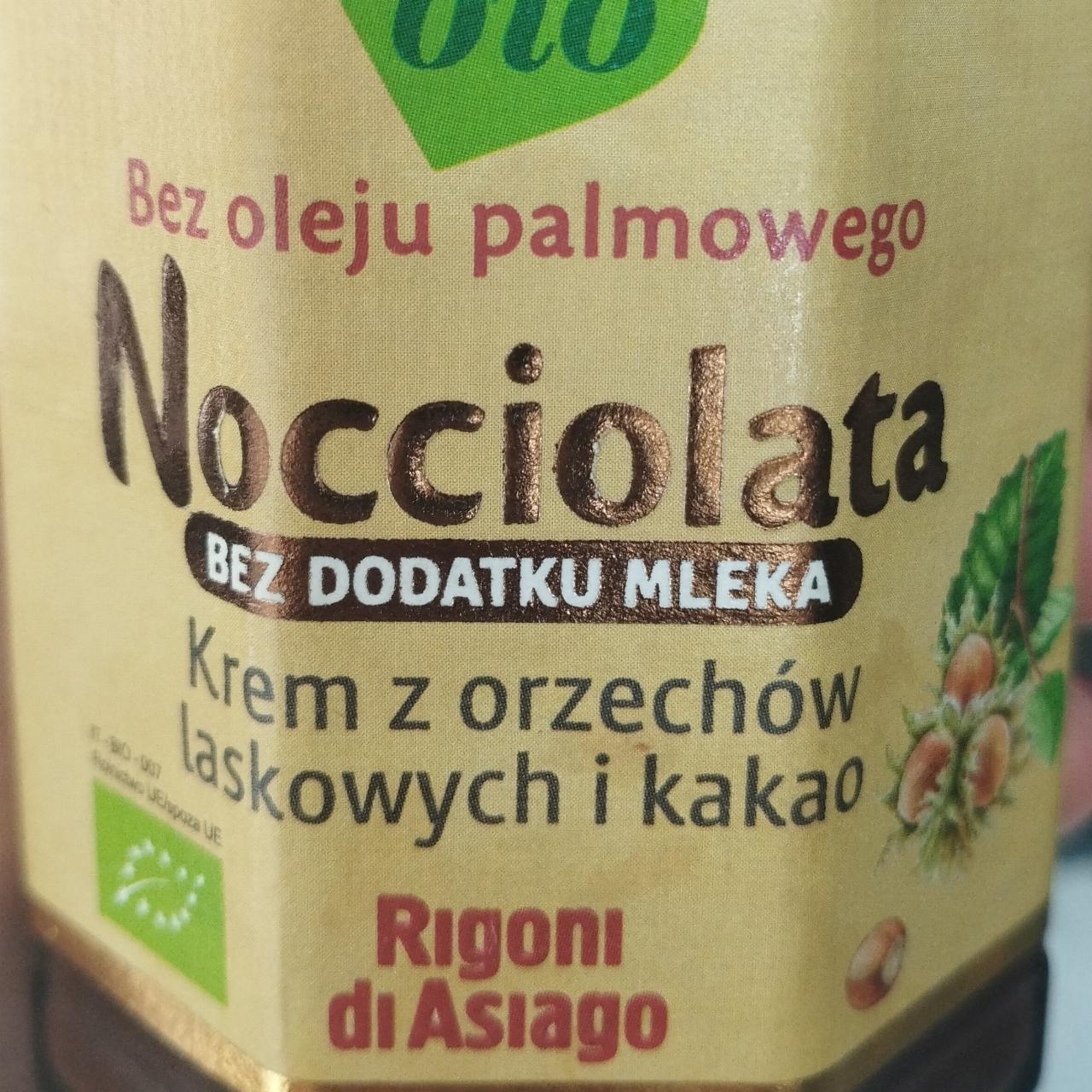 Zdjęcia - Nocciolata krem orzechowy z orzechów laskowych i kakao Rigoni diAsiago