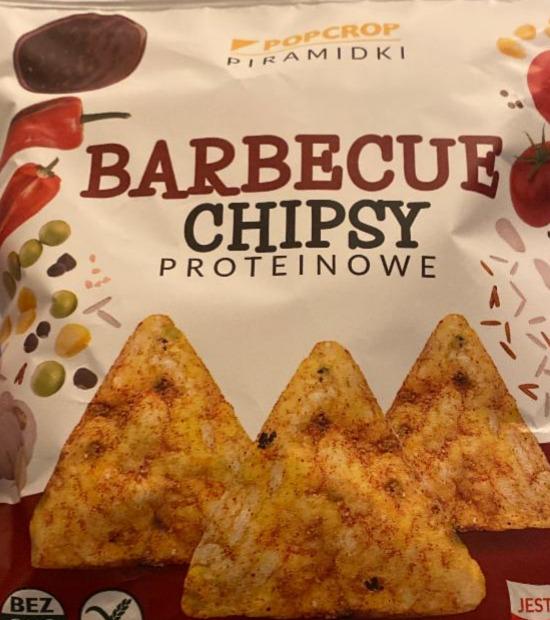 Zdjęcia - Piramidki Chipsy proteinowe barbecue Popcrop