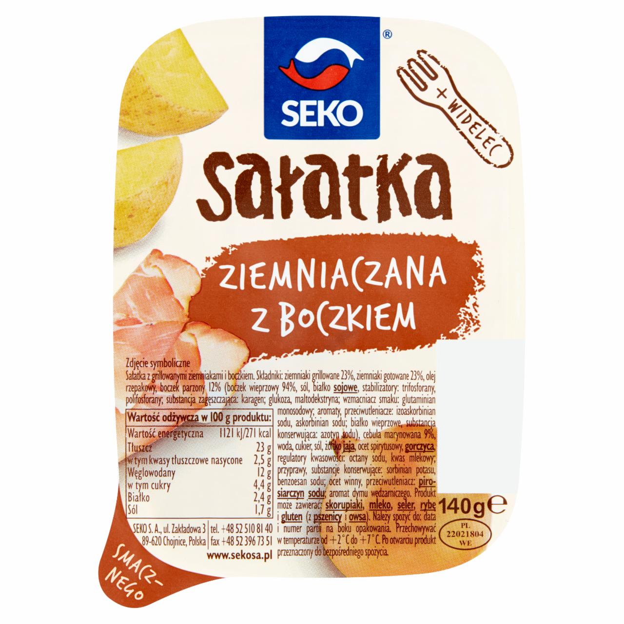 Zdjęcia - Seko Sałatka ziemniaczana z boczkiem 150 g