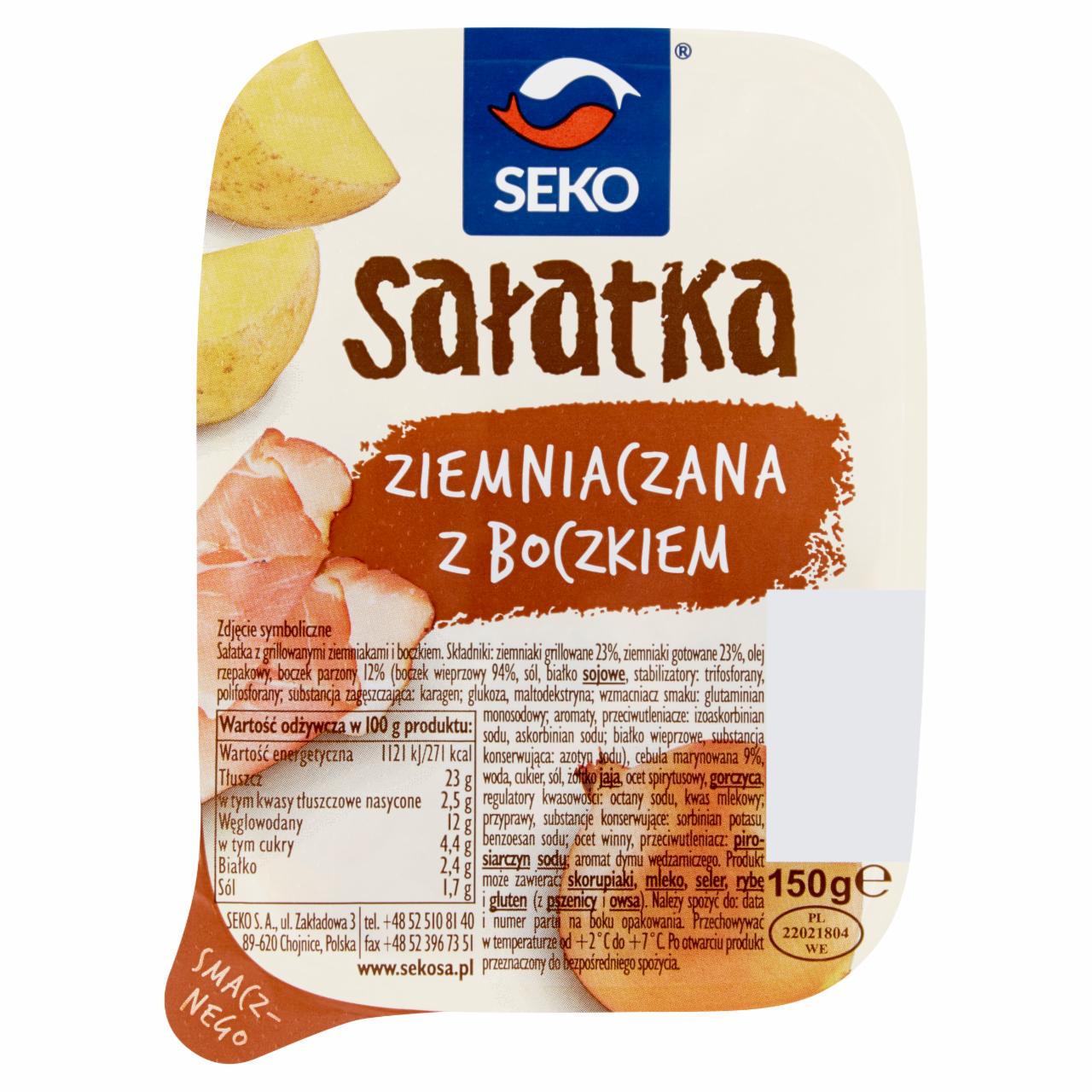 Zdjęcia - Seko Sałatka ziemniaczana z boczkiem 150 g