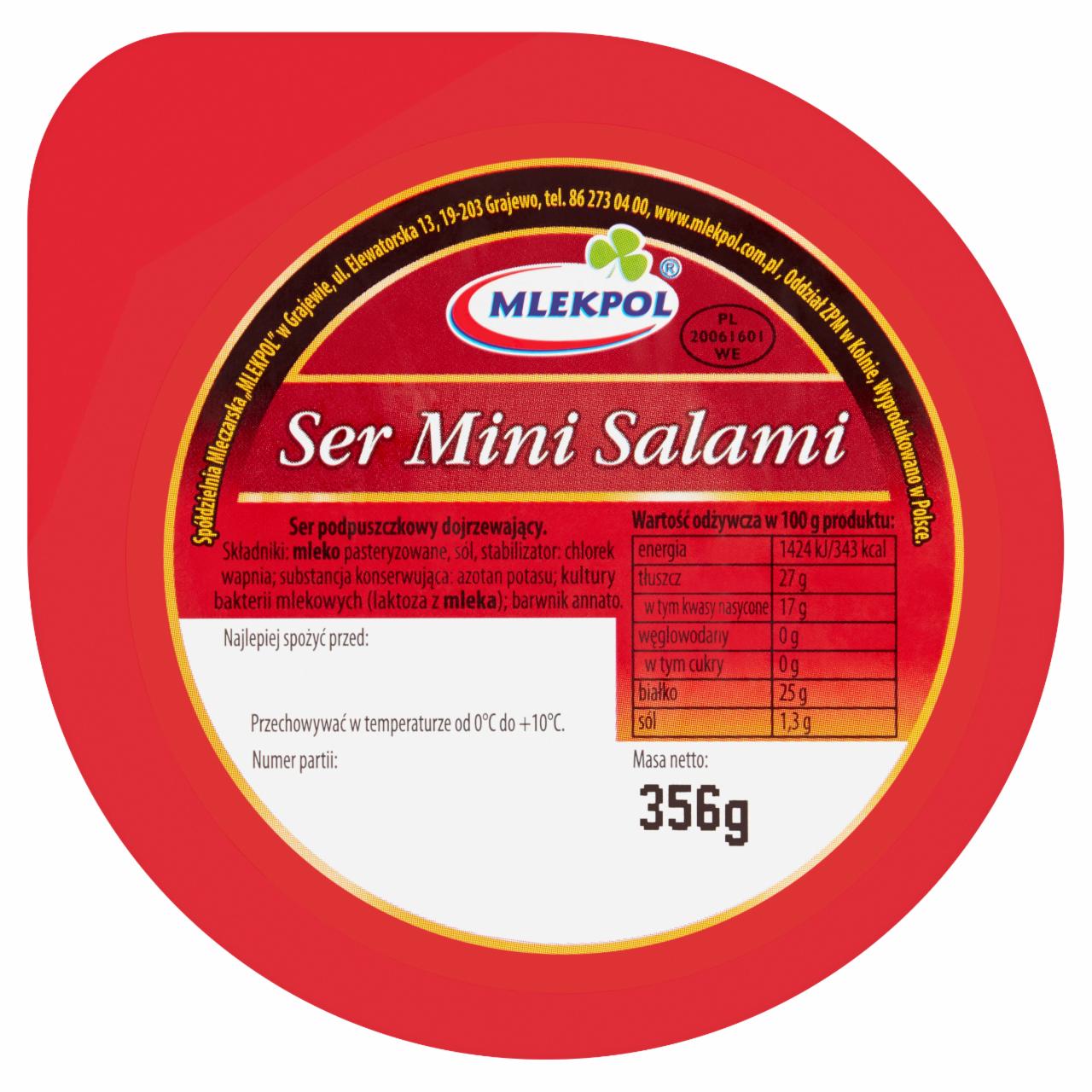 Zdjęcia - Mlekpol Ser Mini Salami