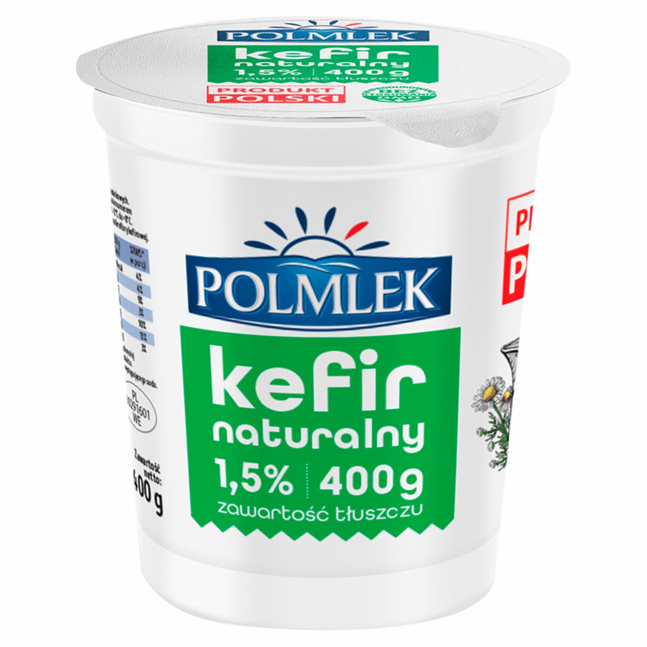 Zdjęcia - Polmlek Kefir naturalny 1,5% 400 g