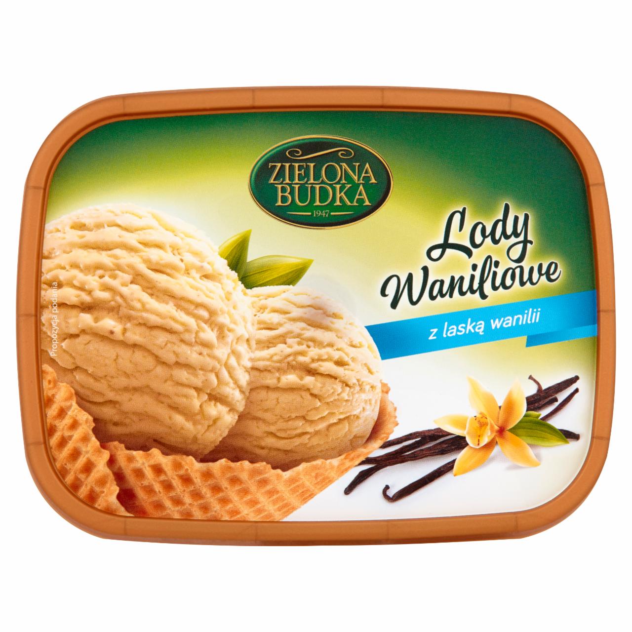 Zdjęcia - Zielona Budka Lody waniliowe z laską wanilii 1000 ml