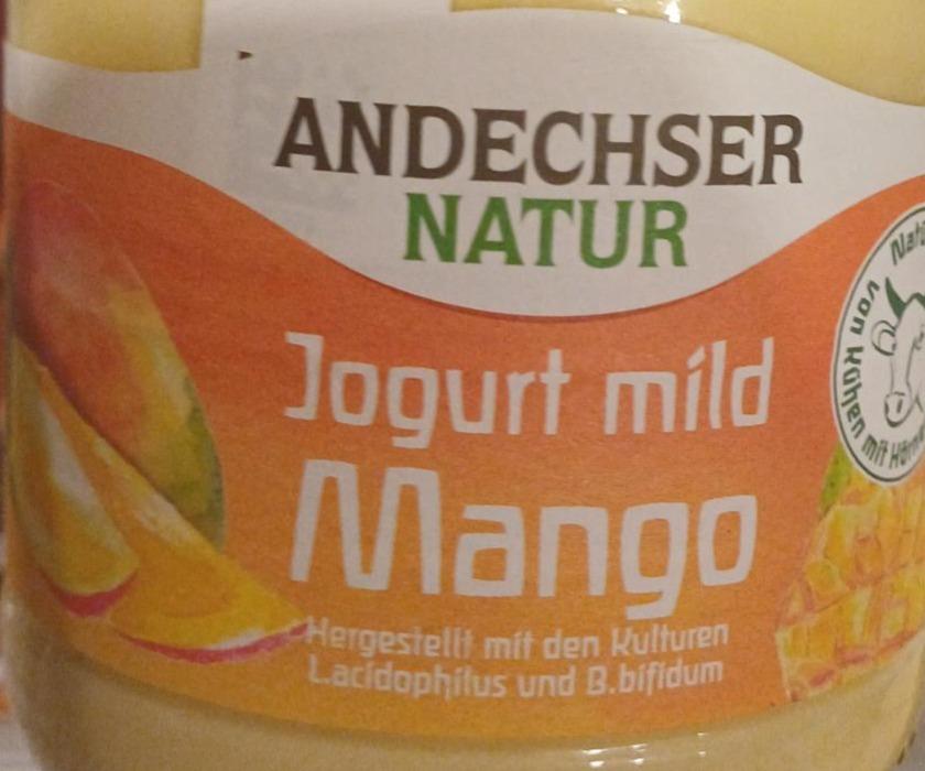Zdjęcia - Jogurt mild Mango Andechser Natur