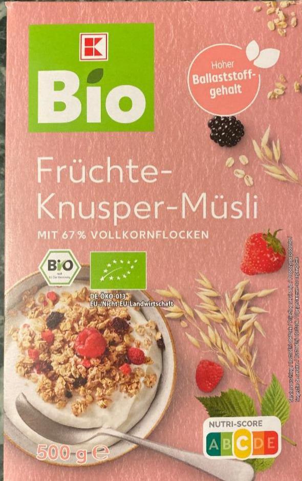 Zdjęcia - Früchte Knusper Müsli Bio Kaufland