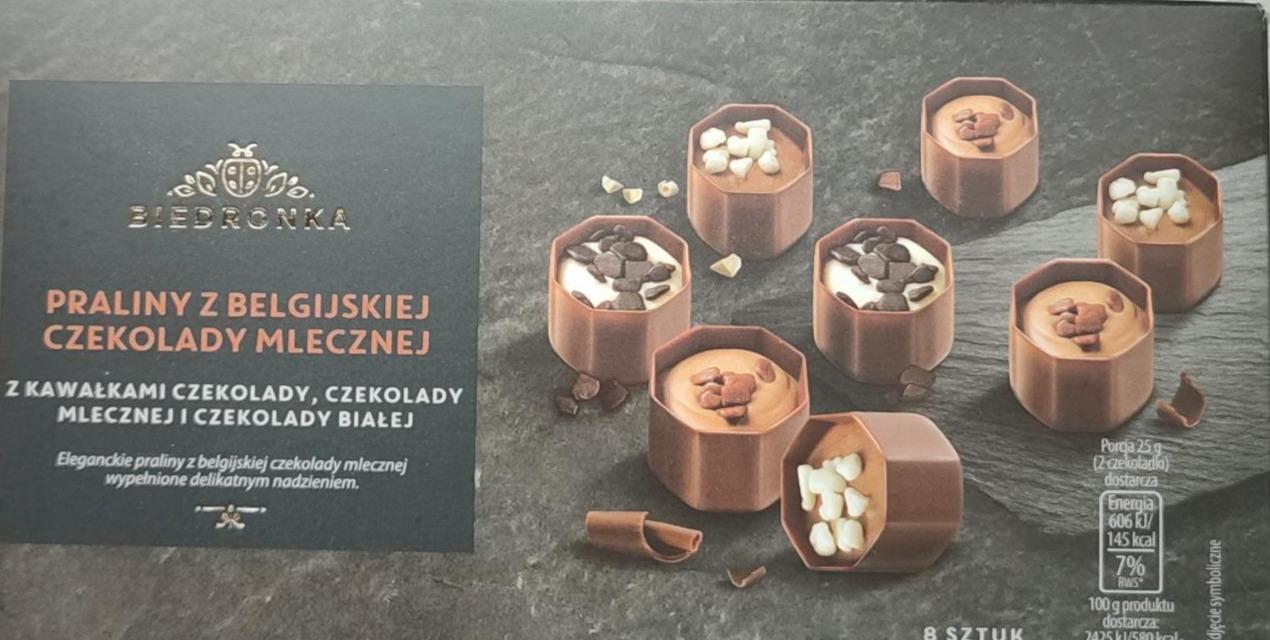 Zdjęcia - Praliny z belgijskiej czekolady mlecznej Biedronka
