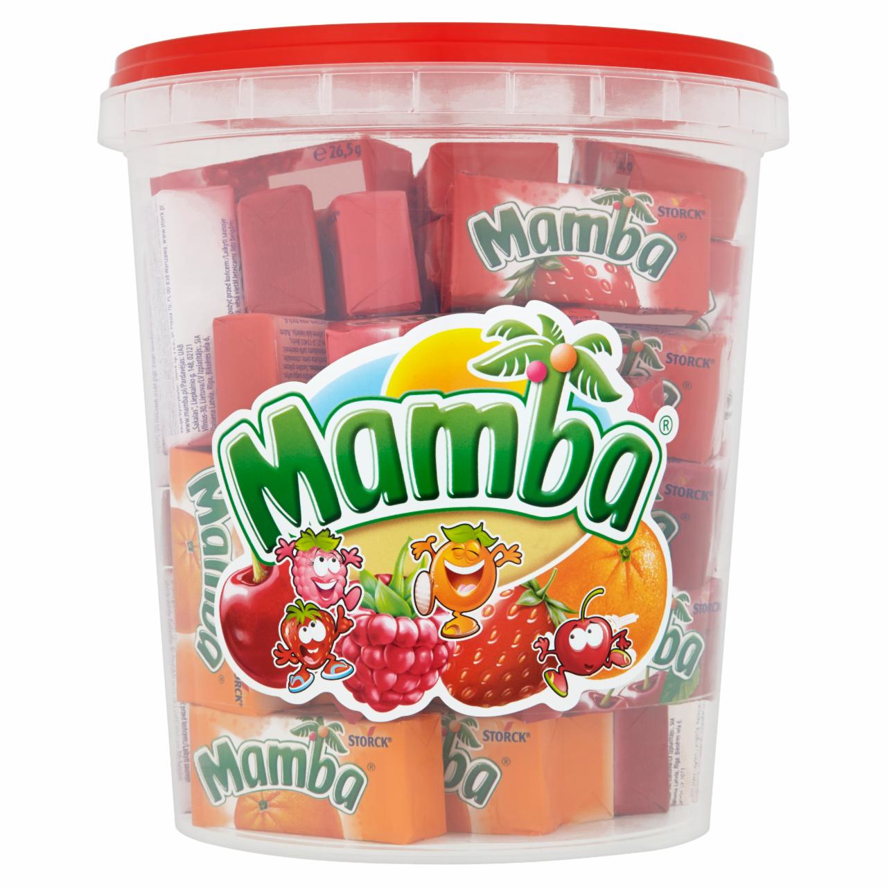 Zdjęcia - Mamba Gumy rozpuszczalne o smaku owocowym 48 sztuk