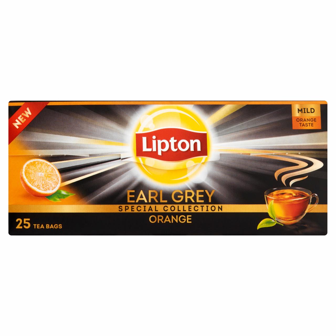 Zdjęcia - Lipton Earl Grey Orange Herbata czarna 35 g (25 torebek)