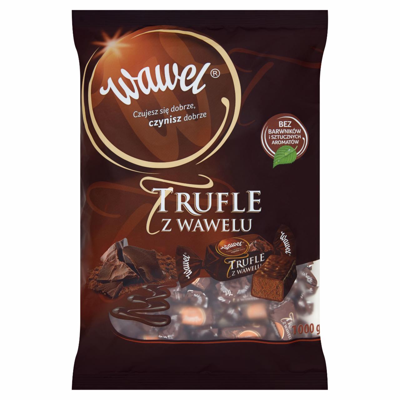 Zdjęcia - Trufle z Wawelu Cukierki kakaowe o smaku rumowym w czekoladzie 1000 g Wawel