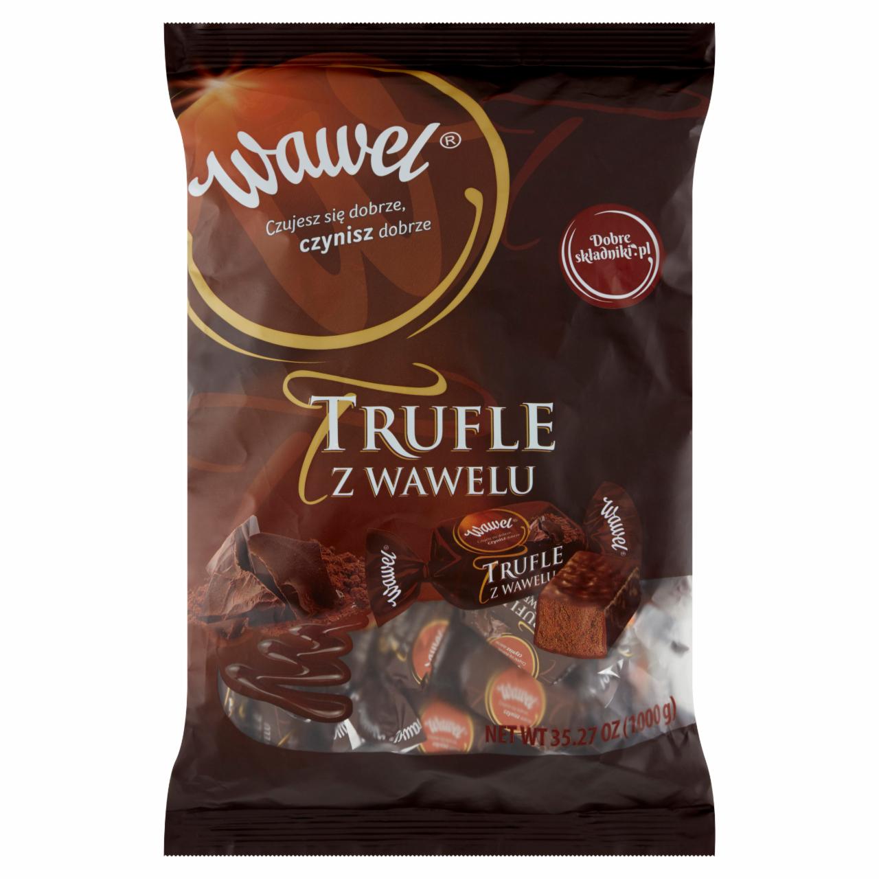 Zdjęcia - Trufle z Wawelu Cukierki kakaowe o smaku rumowym w czekoladzie 1000 g Wawel