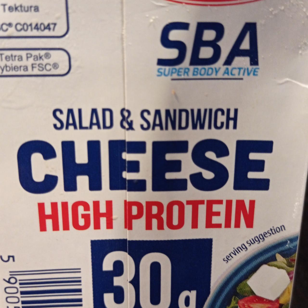 Zdjęcia - Salad & sandwich Cheese high protein SBA Mlekovita