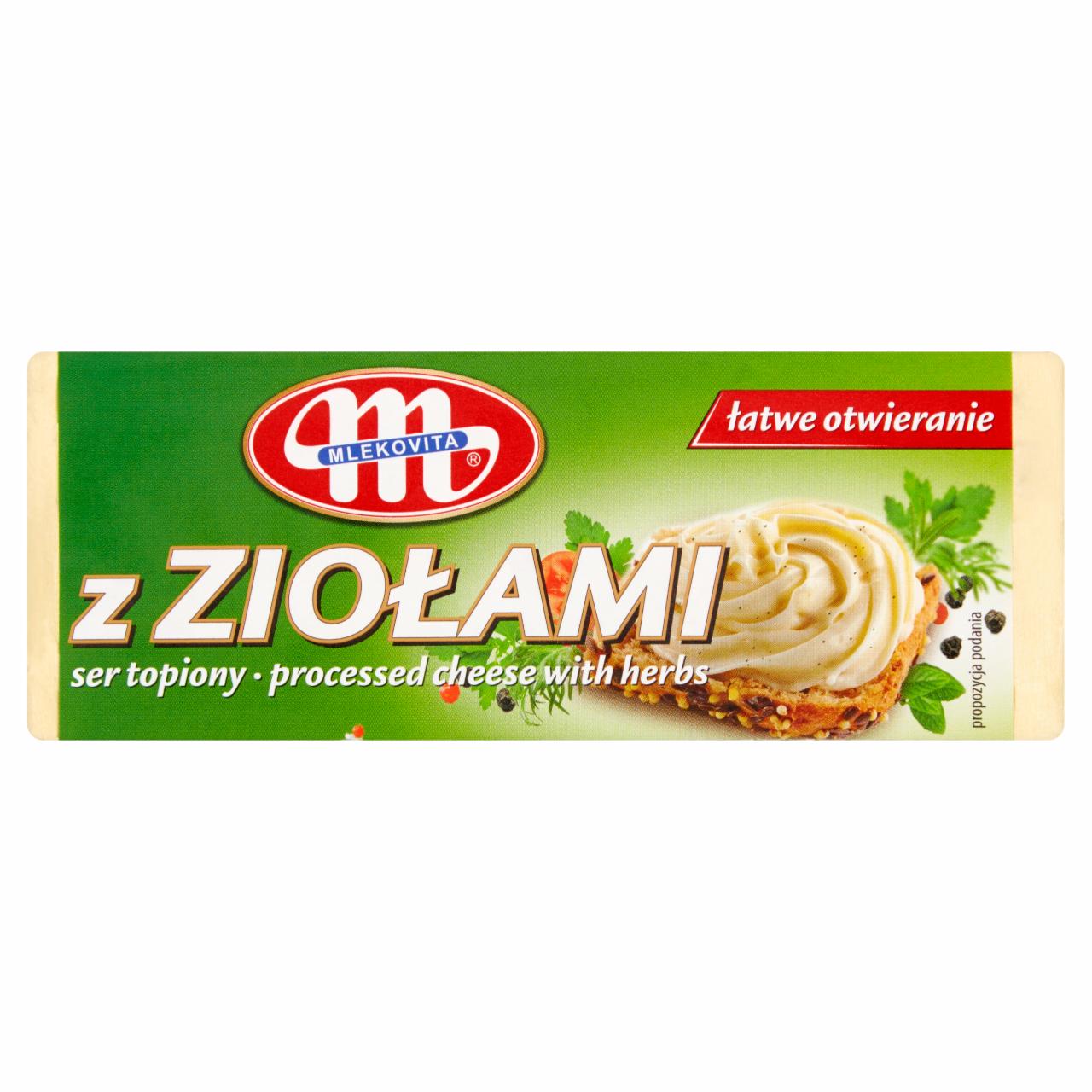 Zdjęcia - Mlekovita Ser topiony z ziołami 100 g