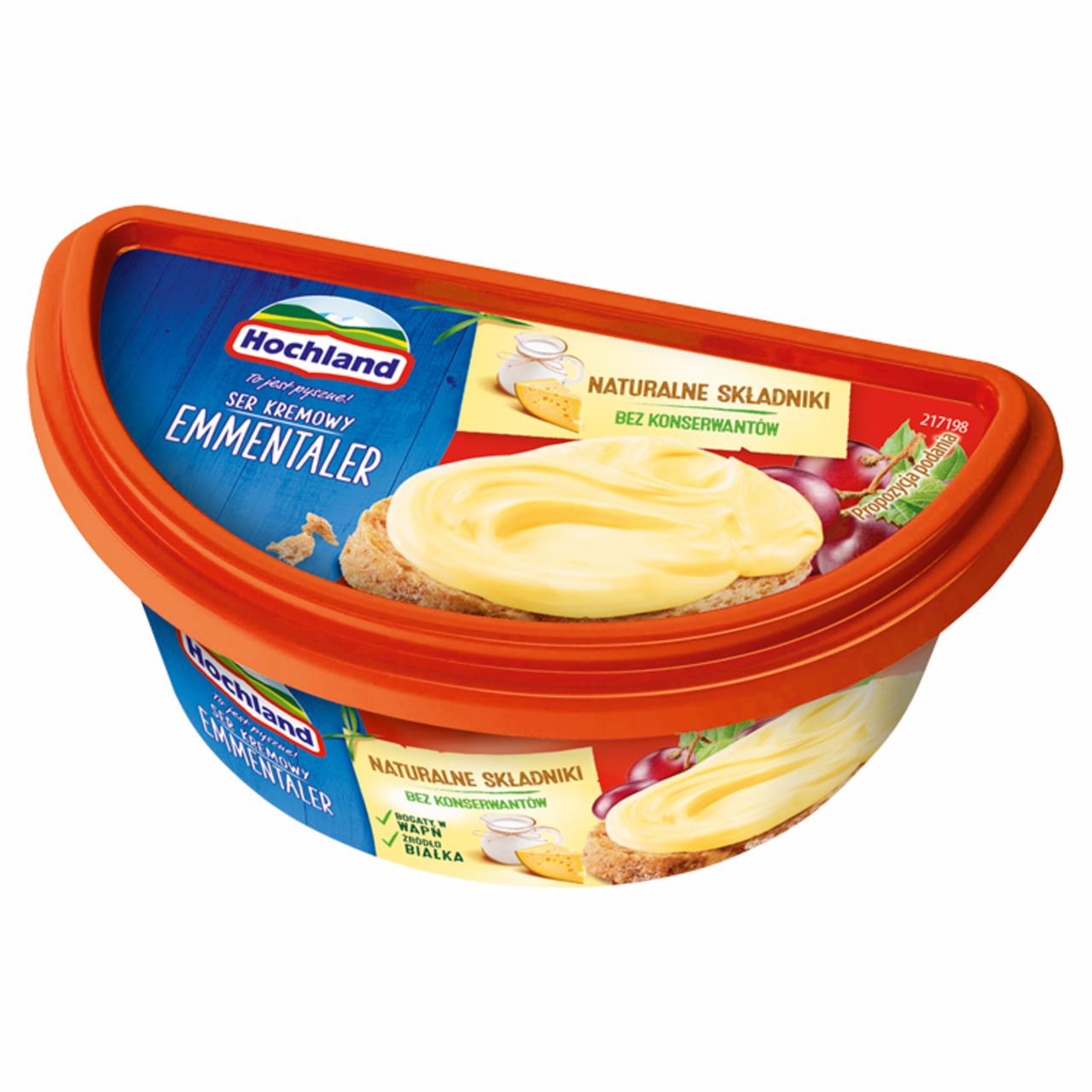 Zdjęcia - Hochland Ser kremowy Emmentaler 140 g