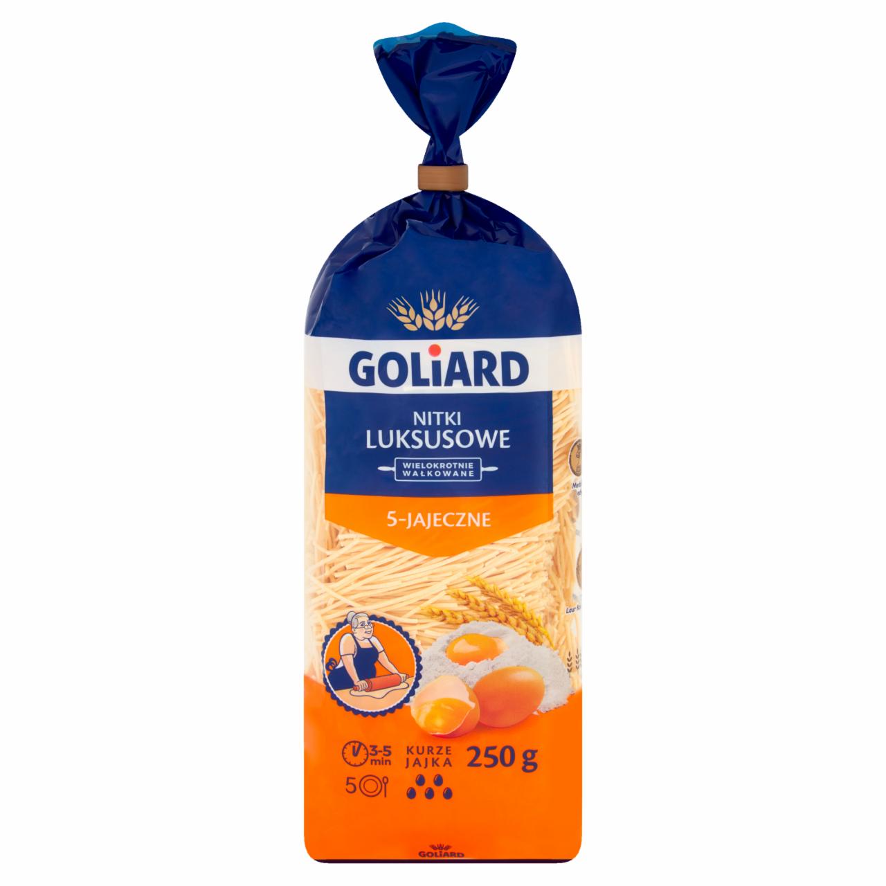 Zdjęcia - Goliard Makaron 5 jajeczny nitki luksusowe 250 g