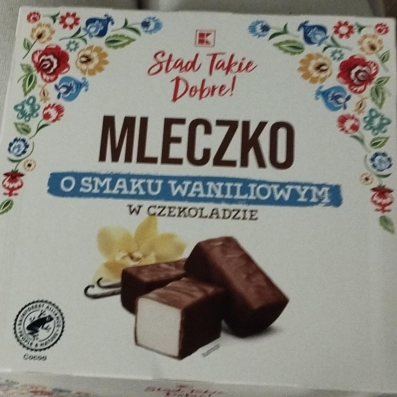 Zdjęcia - Mleczko o smaku waniliowym w czekoladzie K-Stąd Takie Dobre