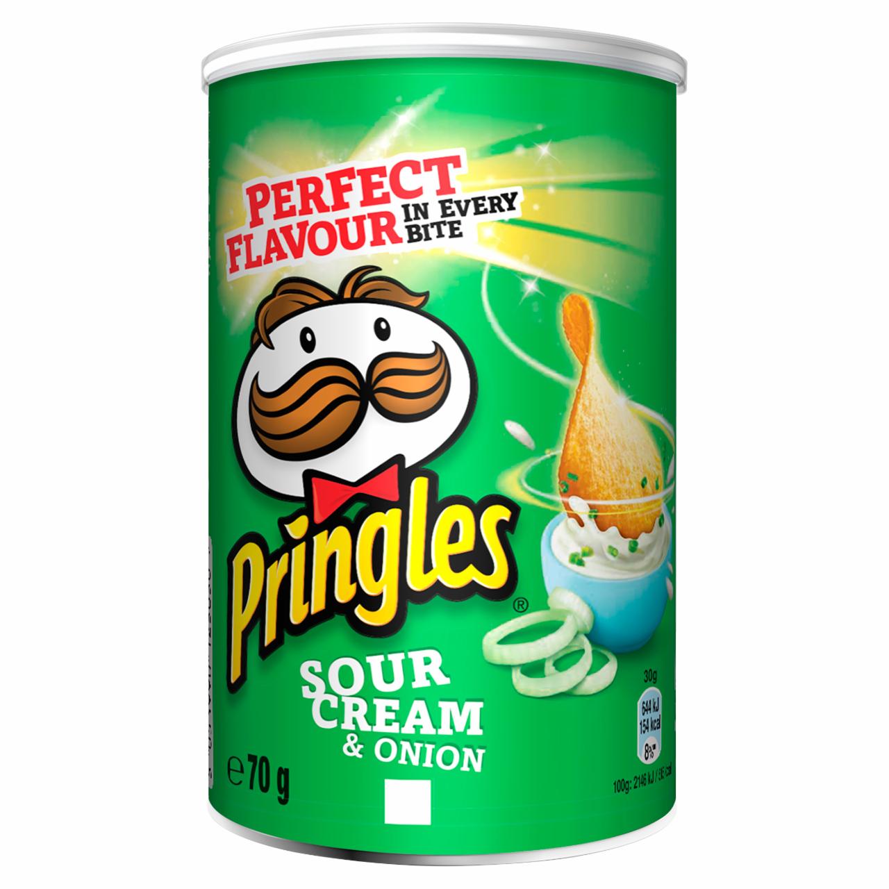 Zdjęcia - Pringles Sour Cream & Onion Chrupki 70 g