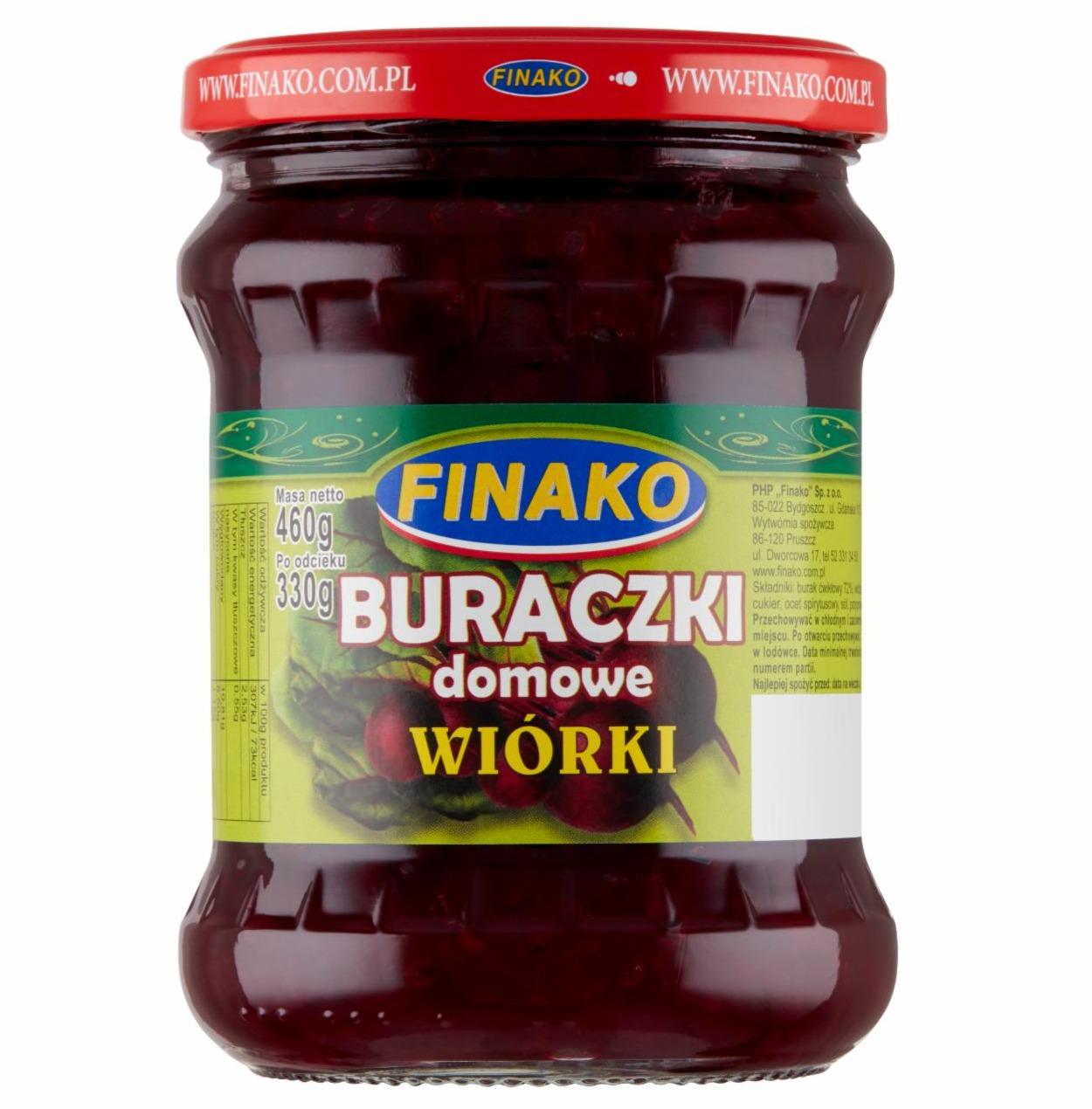 Zdjęcia - Finako Buraczki domowe wiórki 460 g