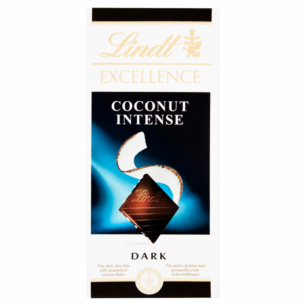 Zdjęcia - Lindt Excellence Czekolada ciemna z karmelizowanymi płatkami kokosowymi 100 g