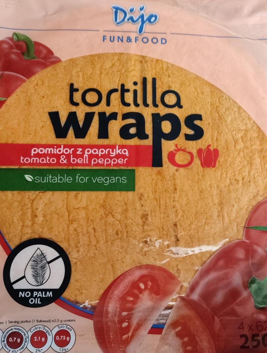 Zdjęcia - dijo fun&food tortilla wraps pomidor z papryką