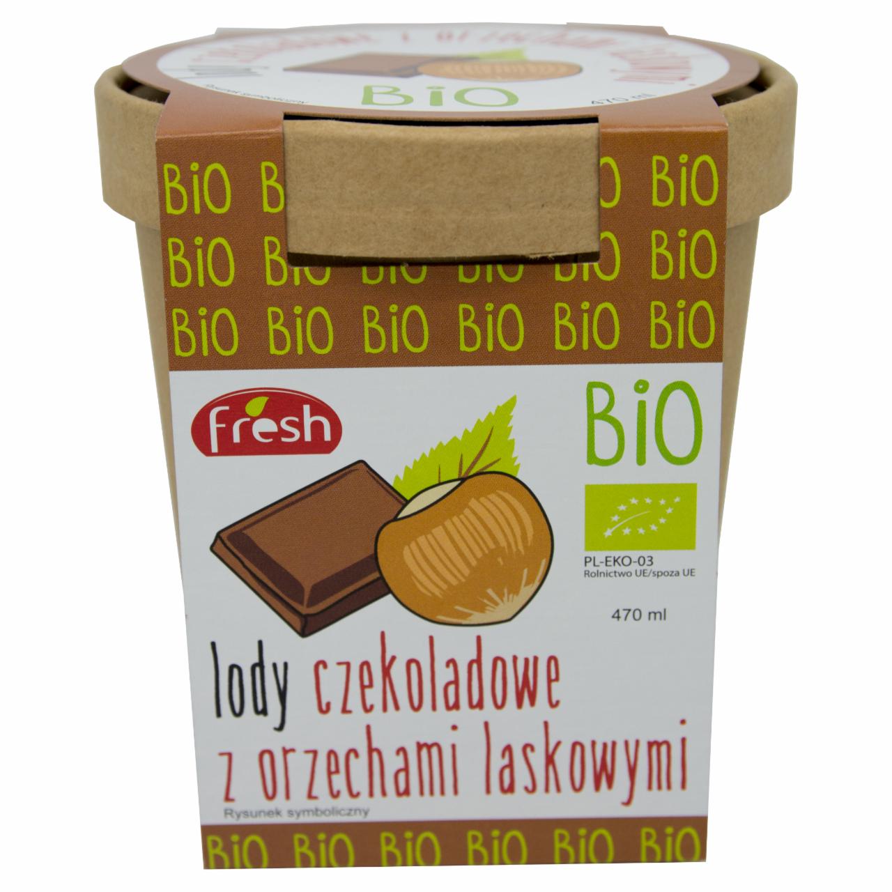 Zdjęcia - Bio Lody czekoladowe z orzechami laskowymi 470 ml