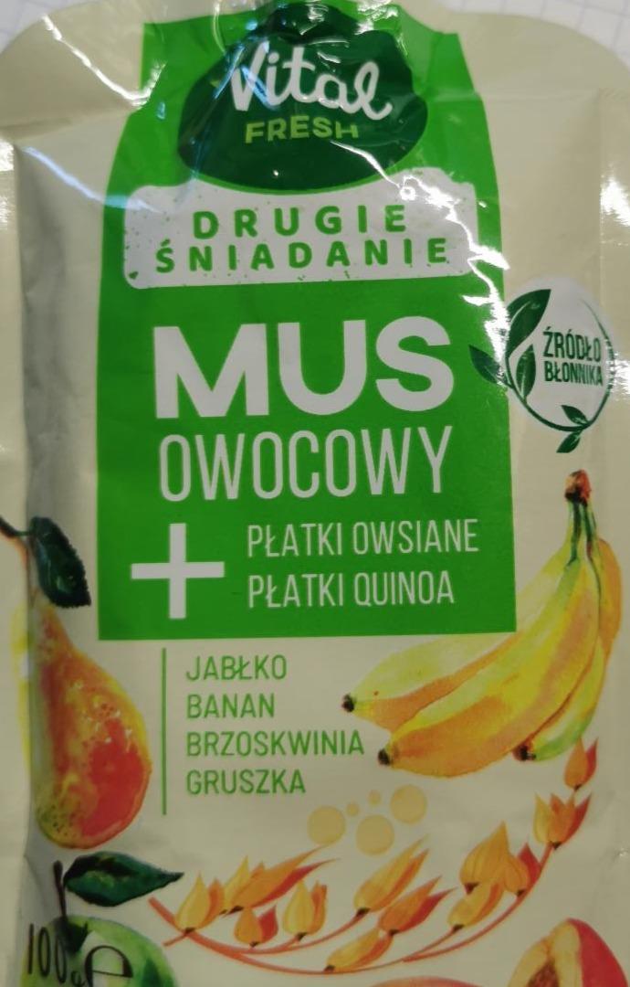 Zdjęcia - Mus owocowy płatki owsiane Vital fresh