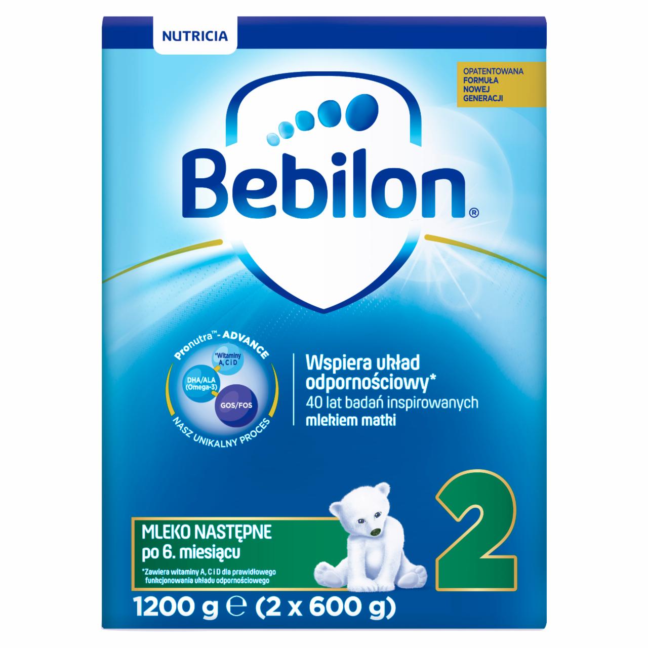 Zdjęcia - Bebilon 2 Pronutra-Advance Mleko następne po 6. miesiącu 1200 g (2 x 600 g)