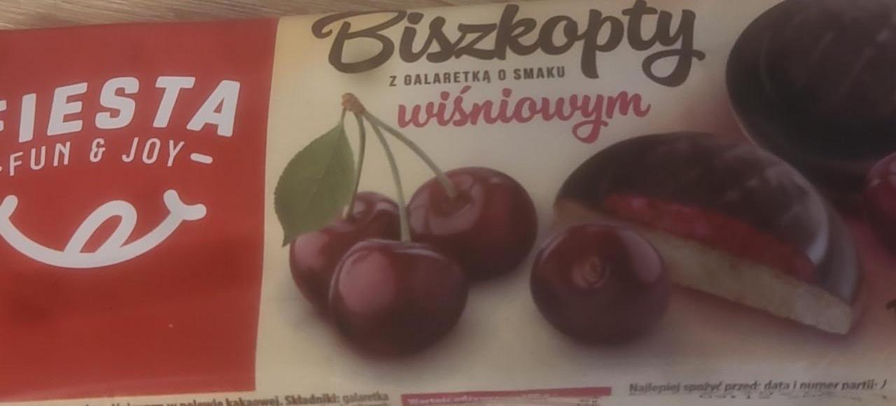 Zdjęcia - Biszkopty z galaretka o smaku wiśniowym Fiesta