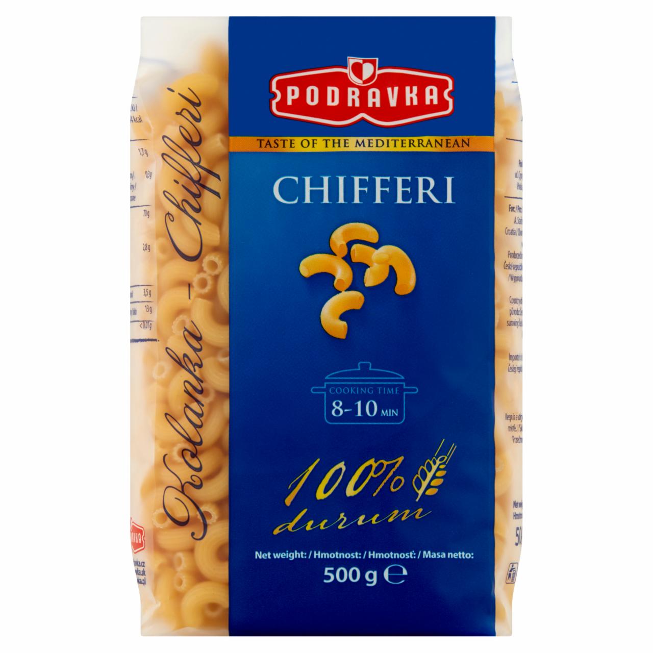 Zdjęcia - Podravka Makaron kolanka chifferi 500 g