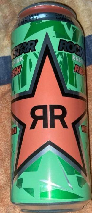 Zdjęcia - Rockstar Refresh Gazowany napój energetyzujący o smaku arbuza i kiwi 500 ml