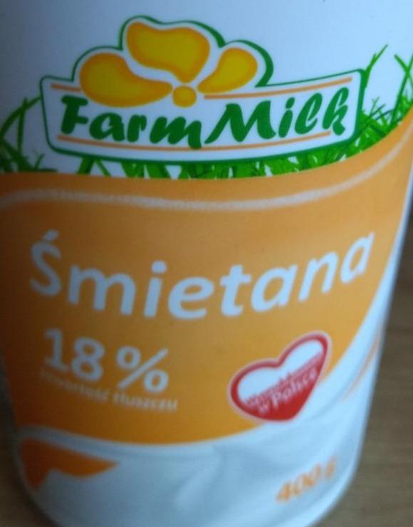 Zdjęcia - Śmietana 18% FarmMilk