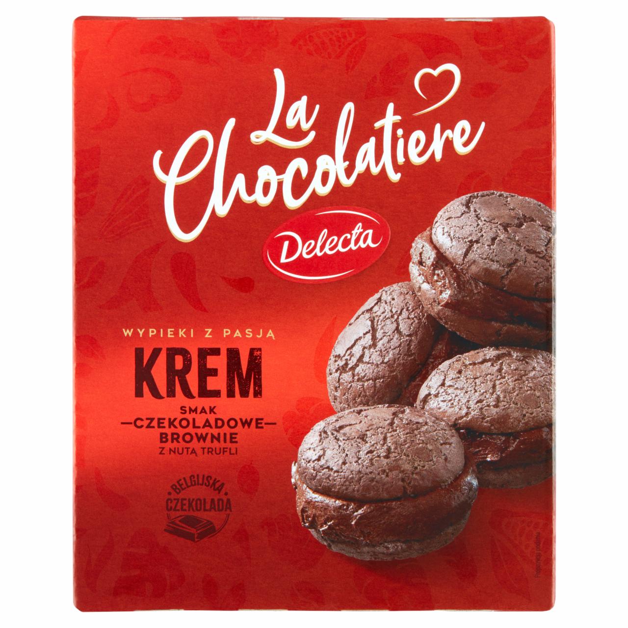 Zdjęcia - Delecta La Chocolatiere Krem smak czekoladowe Brownie z nutą trufli 80 g