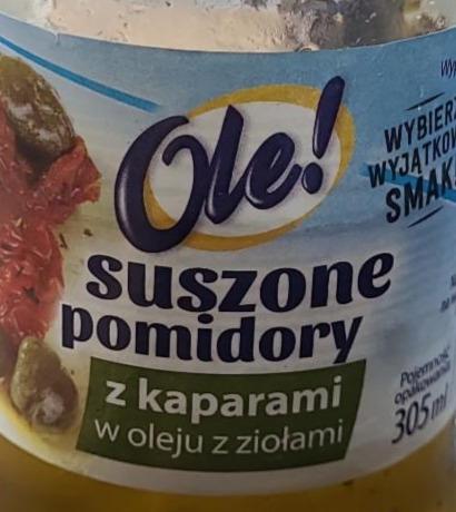 Zdjęcia - suszone pomidory z kaparami w oleju z ziołami Ole!