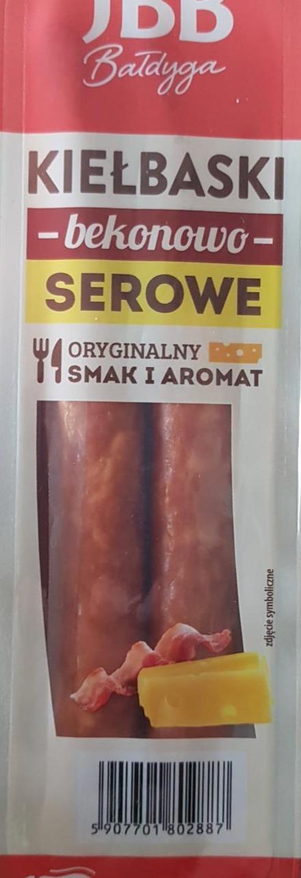 Zdjęcia - JBB Bałdyga Kiełbaski bekonowo-serowe 190 g