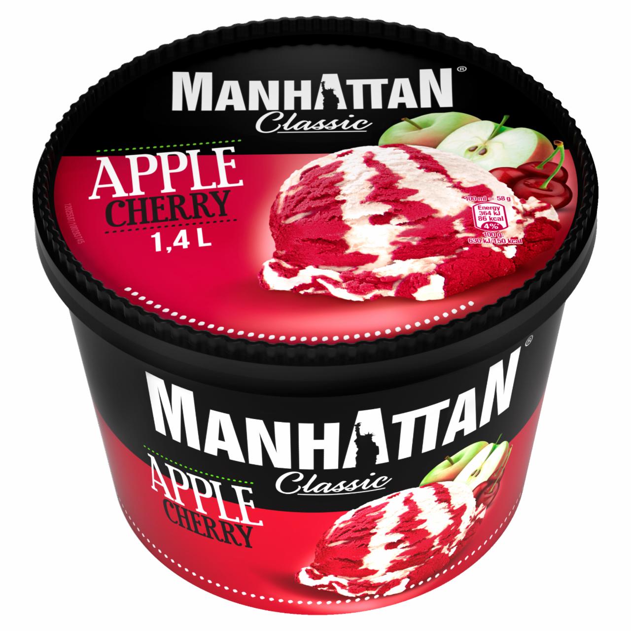 Zdjęcia - Manhattan Classic Lody jabłkowe i sorbet wiśniowy 1400 ml