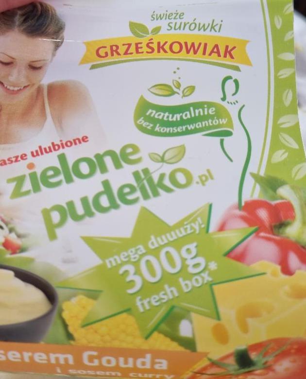Zdjęcia - zielone pudełko z serem gouda Grześkowiak