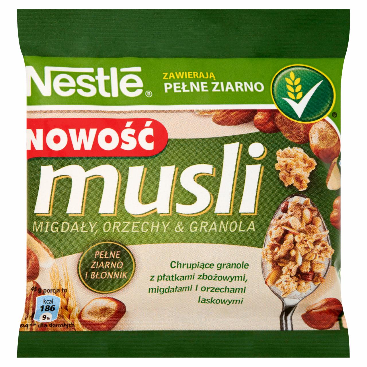 Zdjęcia - Nestlé Musli Migdały orzechy i granola 45 g