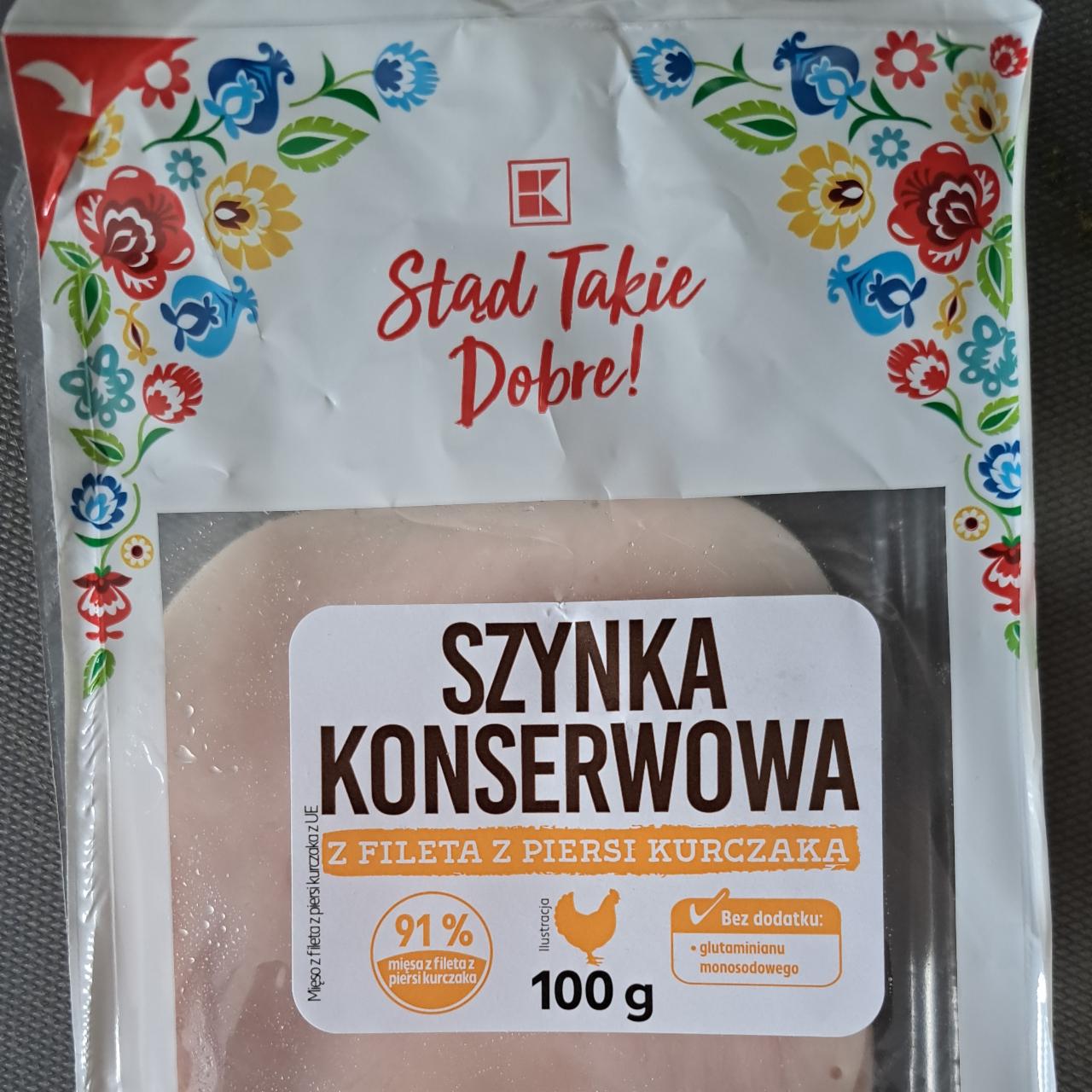 Zdjęcia - Szynka konserwowa z fileta z piersi kurczaka K-Stąd Takie Dobre!